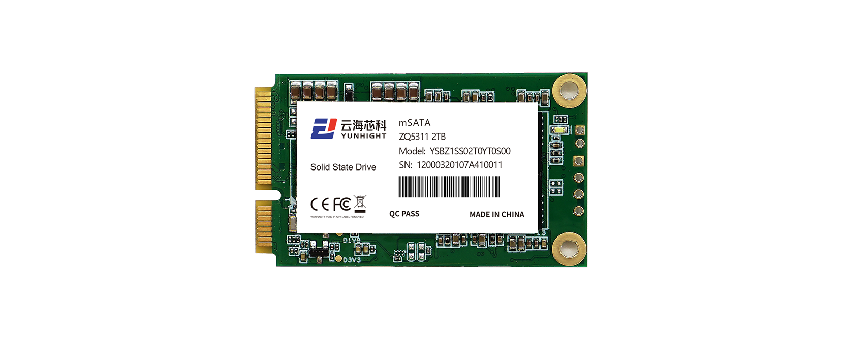 ZQ5311 mSATA SSD ZQ5311 mSATA SSD